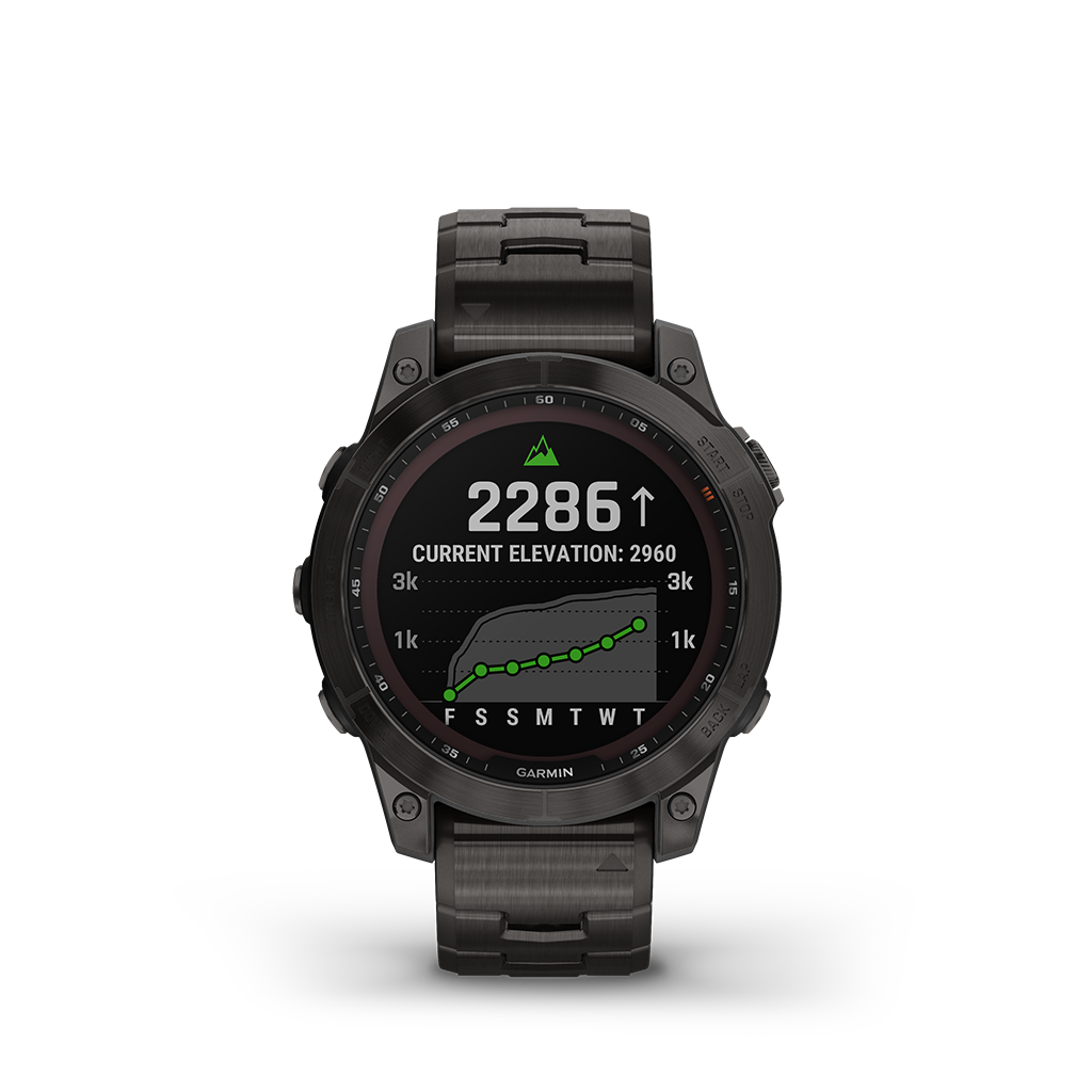 Garmin Fenix 7 Sapphire Solar Carbon Grey Lervik Ur